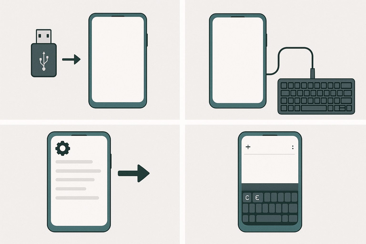 Como configurar um teclado físico no seu celular: passo a passo simples