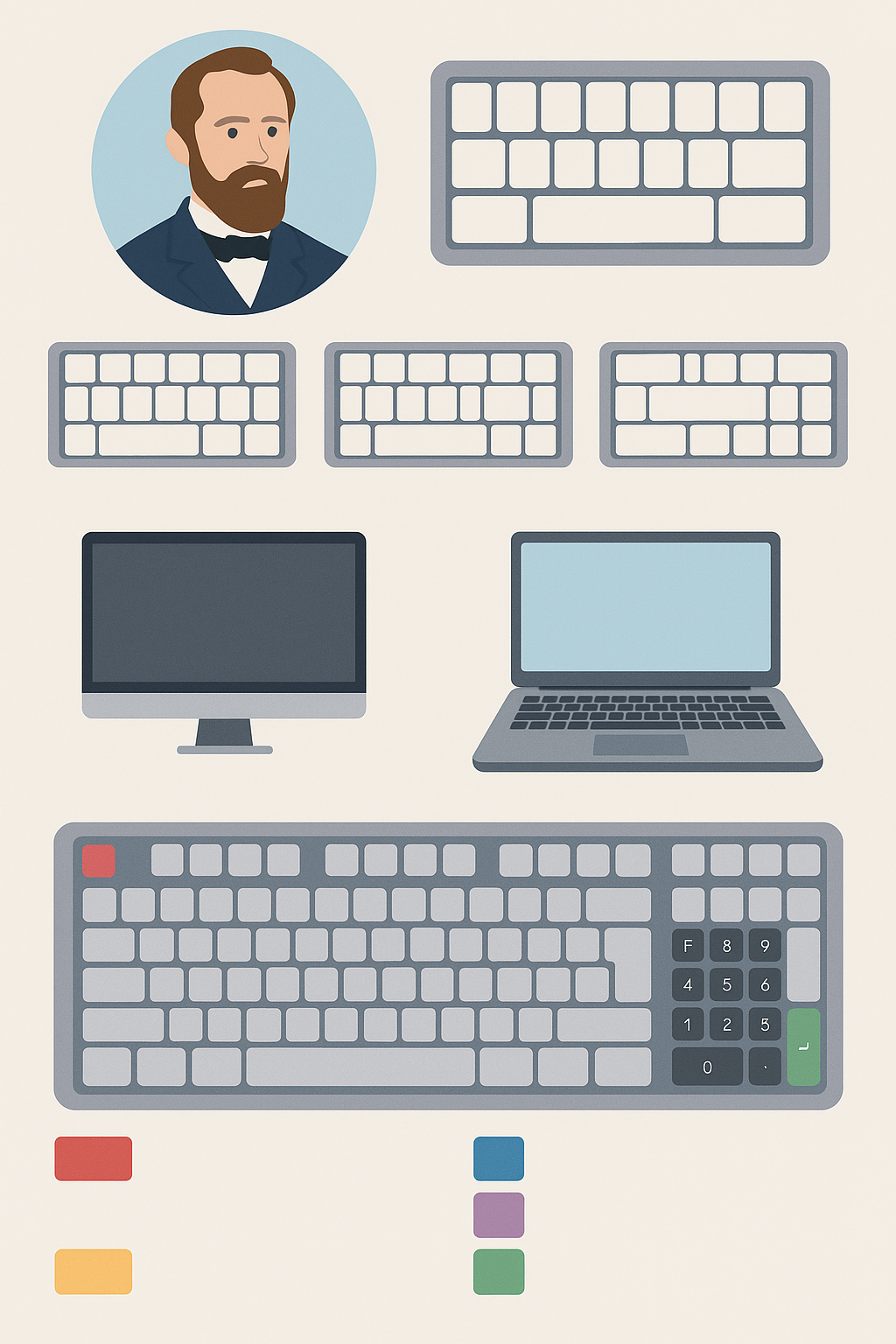 Tudo que você precisa saber sobre o teclado do seu computador (de um jeito simples!) ⌨️💡
