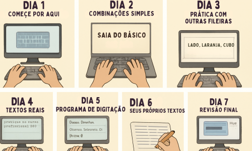 DIGITAÇÃO EM 7 PASSOS